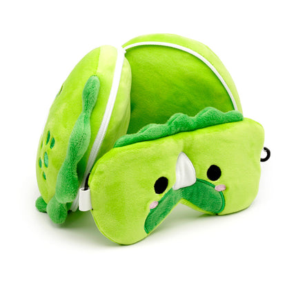 Kids Travel Pillow & Eye Mask - Dino