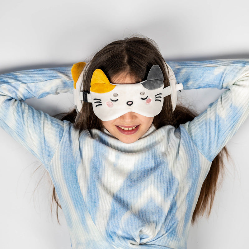 Kids Travel Pillow & Eye Mask - Lola Cat