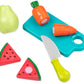 [B. Toys by Battat] Farmers Market Food Basket with Fruits and Vegetables