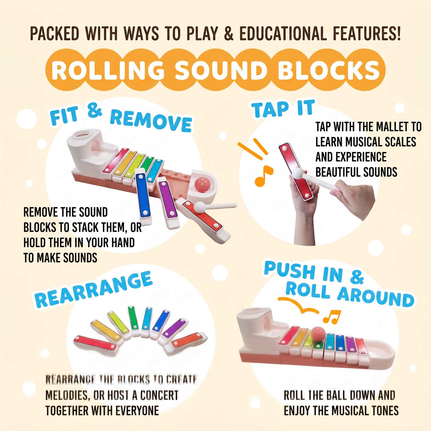 Coro Coro Blocken Musical Xylophone