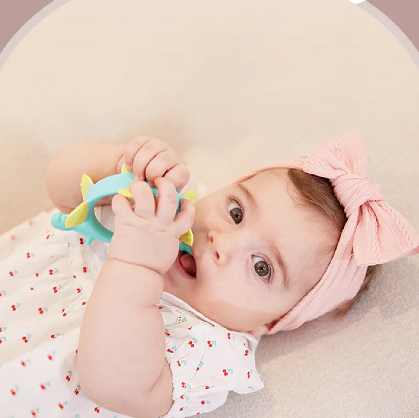 Norman Dinosaur Silicone Teether Toy