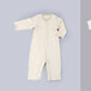 [Baby Piper] Long Sleeve & Pants Romper | 100% Organic Cotton Dye Free (1114)