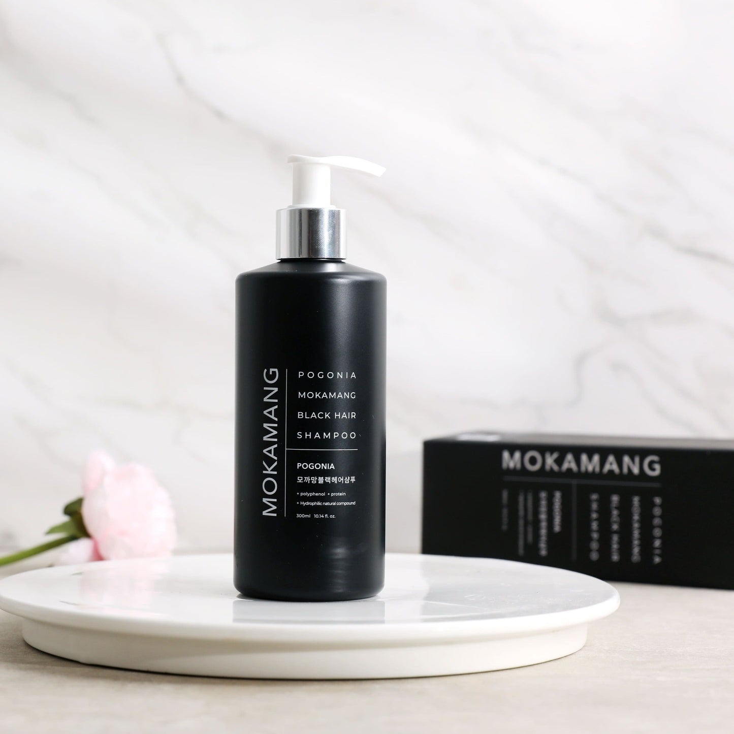 [Pogonia] Mokamang Black Hair Shampoo 300ml
