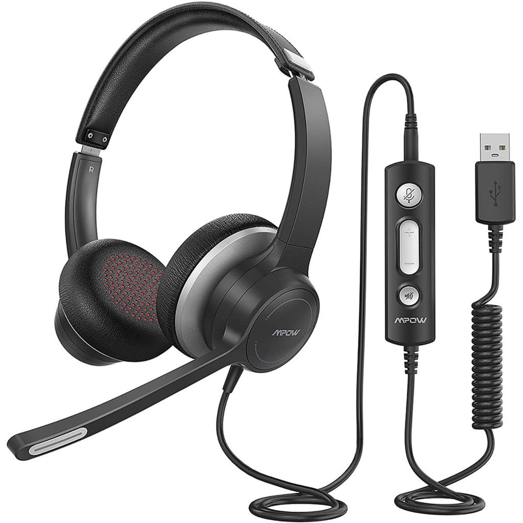 [Mpow] HC6 Business Headsets with Noise Reduction Microphone