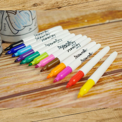 Counting 123 Washable Silicone Colouring Mat + 14pcs Markers Set