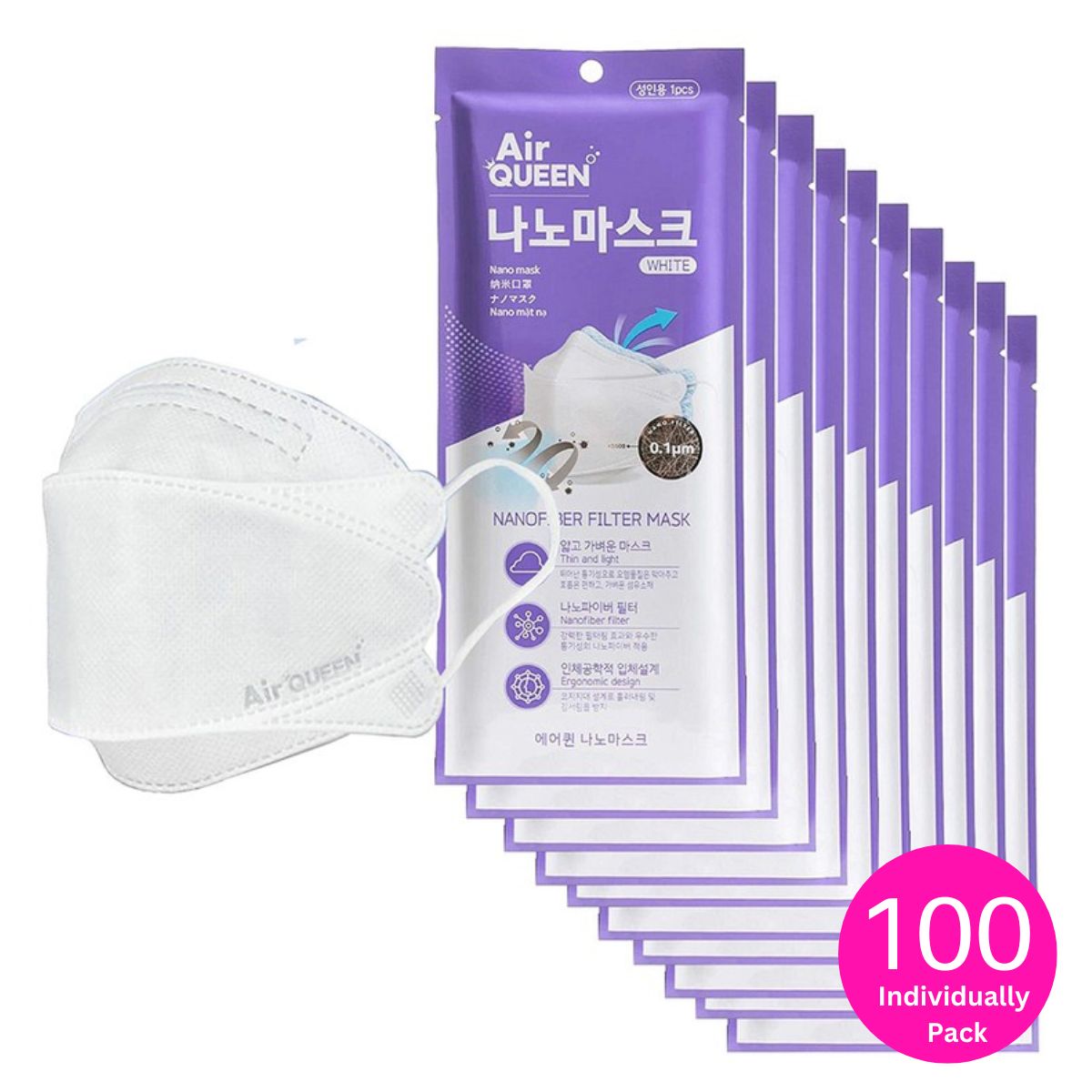 White / 100pcs