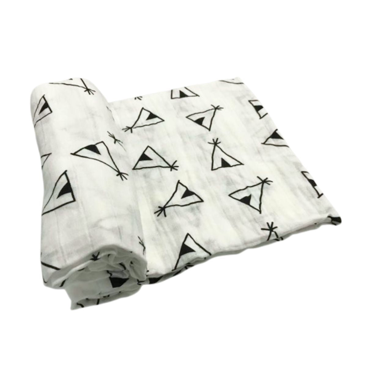 [Bebe Living] Baby Toddler Muslin Swaddle Blanket - Triangle Tent Design