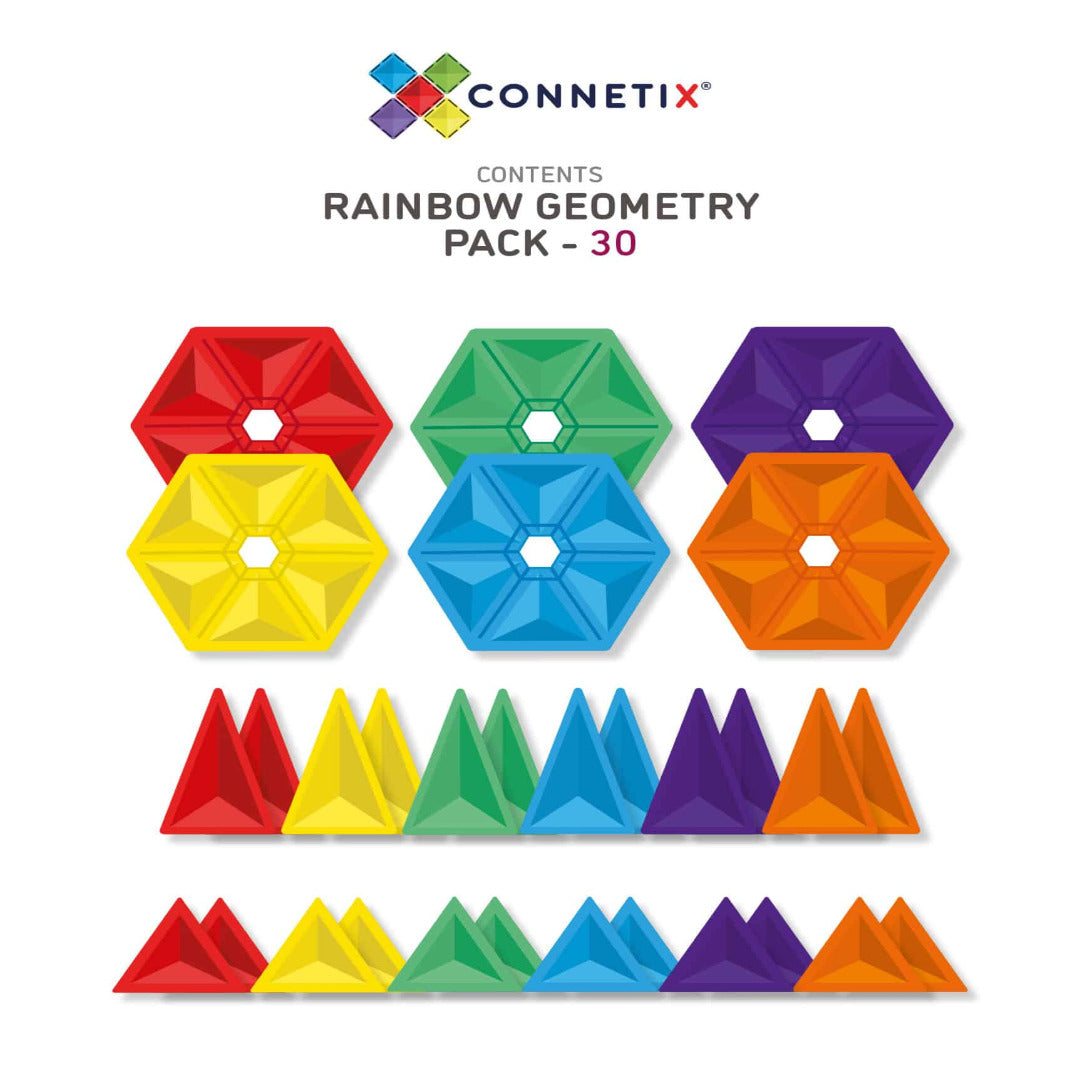 Rainbow Geometry Pack 30 Pcs