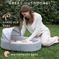 [LulyBoo] Indoor/Outdoor Cuddle & Play Lounge, Washable and Breathable Fabric - Bubble