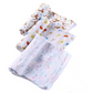 [Bebe Living] Baby Toddler Muslin Swaddle / Blanket 3pks / Set - Tiger