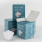 [ECO M TWL] FFP2 / CE / KF94 Korean Facemask, Dermatest Excellent - White / Black