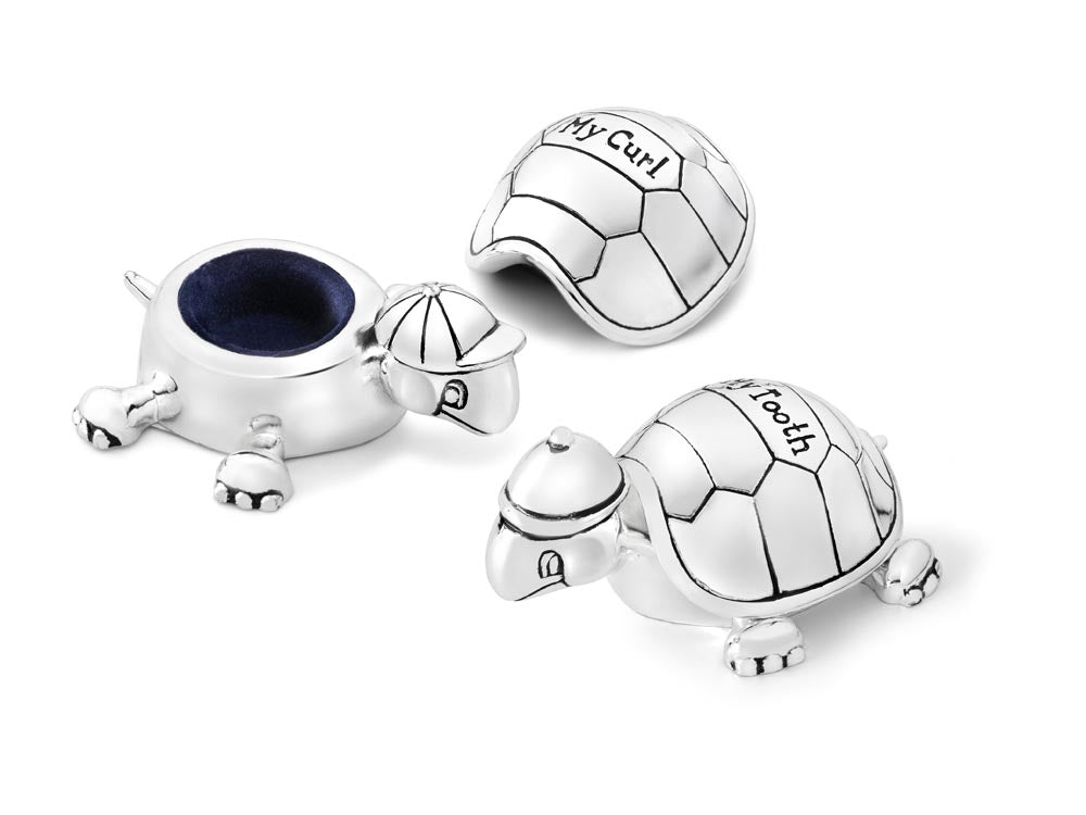 [Zilverstad] First Tooth & Hair Keepsake Box, Turtle