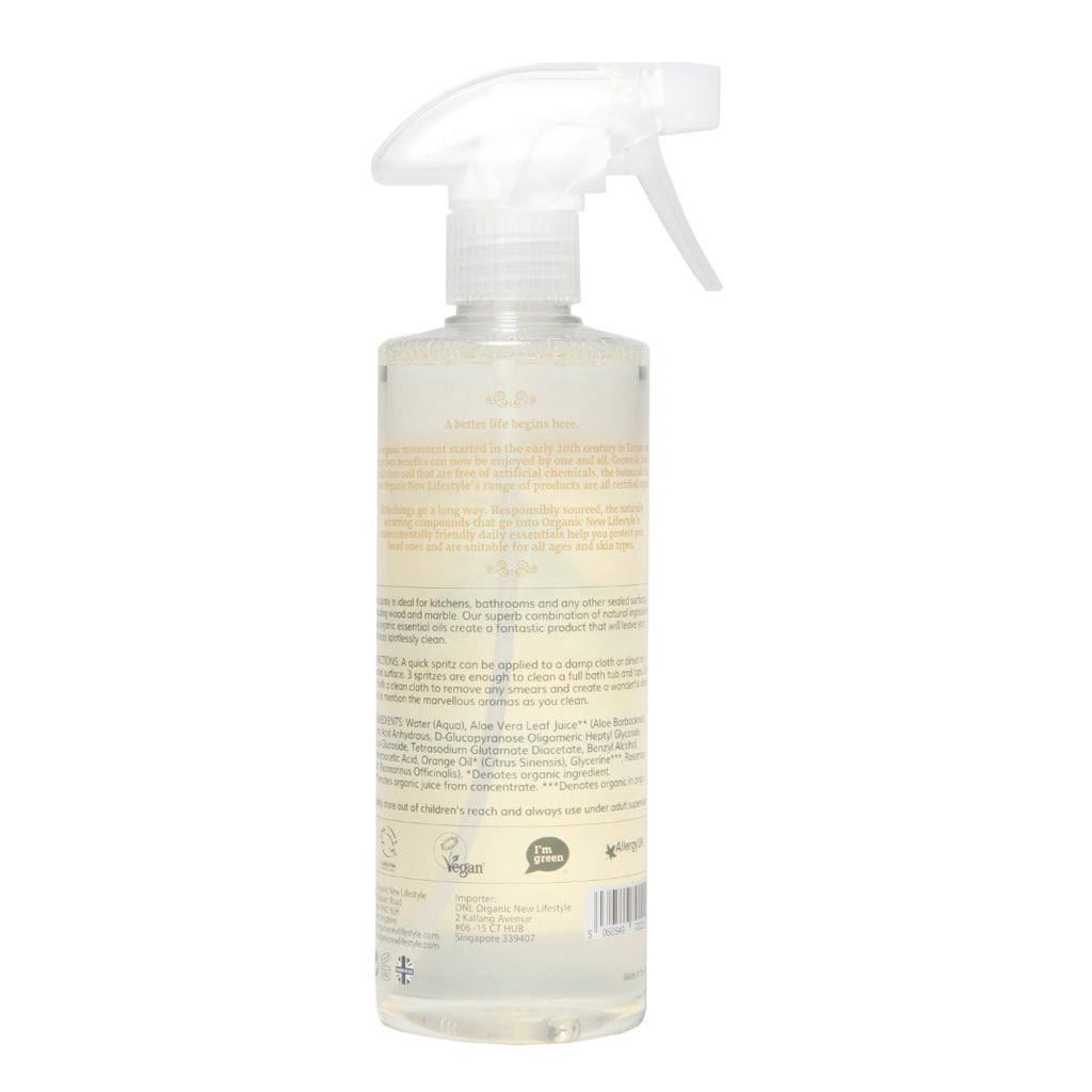 [Organic New Lifestyle] Multi Surface Spray Citrus 500ml, Plant Based Ingredients