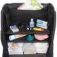 [Lulyboo] Cubby Diaper Bag Backpack, Full Open Cabinet and Padded Changing Station, Removeable Caddy with Two Drink Holders and Angled Cell Phone Storage, Universal Stroller Hanger