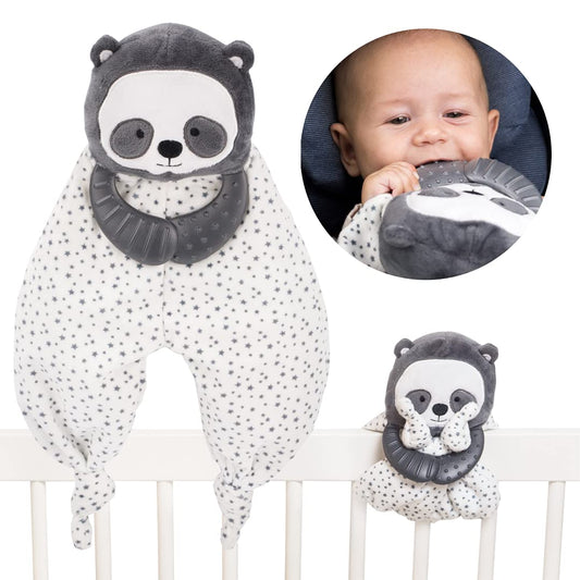 [LulyBoo] Lovey Soother & Teether With Music and White Noise, Baby Soothing Sleep Sound Machine - Panda