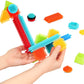 [Bristle Blocks by Battat] 50Pcs Construction Basic Builder Blocks in Bucket | STEM Creativity Building Toys