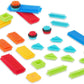 [Bristle Blocks by Battat] 36Pcs Basic Builder Block | STEM Creativity Building Toys
