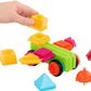[Bristle Blocks by Battat] 80Pcs Blocks Big Value Case | STEM Creativity Building Toys