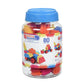 [Bristle Blocks by Battat] 80Pcs Blocks Big Value Case | STEM Creativity Building Toys