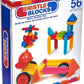 [Bristle Blocks by Battat] 56Pcs Basic Builder Box Building Block Set | STEM Creativity Building Toys