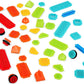 [Bristle Blocks by Battat] 50Pcs Construction Basic Builder Blocks in Bucket | STEM Creativity Building Toys