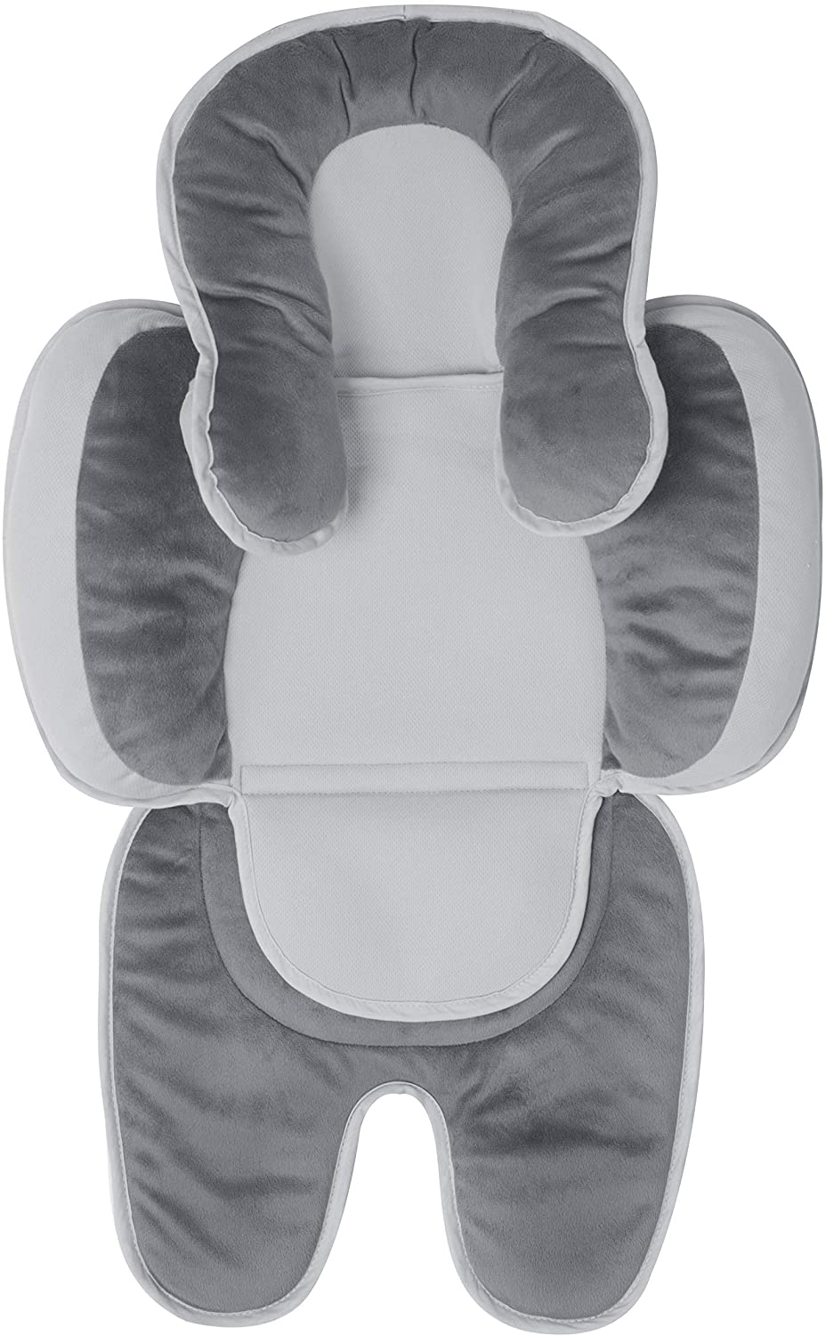 [Lulyboo] Infant To Toddler Breathable Head Neck and Body Support for Car Seat and Stroller - Removable Pillow Inserts - Custom Fit Cushion Adjustable Size - Waterproof Base