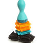 [B. Toys by Battat] Bristle Block Stackadoos - Interlocking Building Blocks