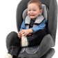 [Lulyboo] Infant To Toddler Breathable Head Neck and Body Support for Car Seat and Stroller - Removable Pillow Inserts - Custom Fit Cushion Adjustable Size - Waterproof Base