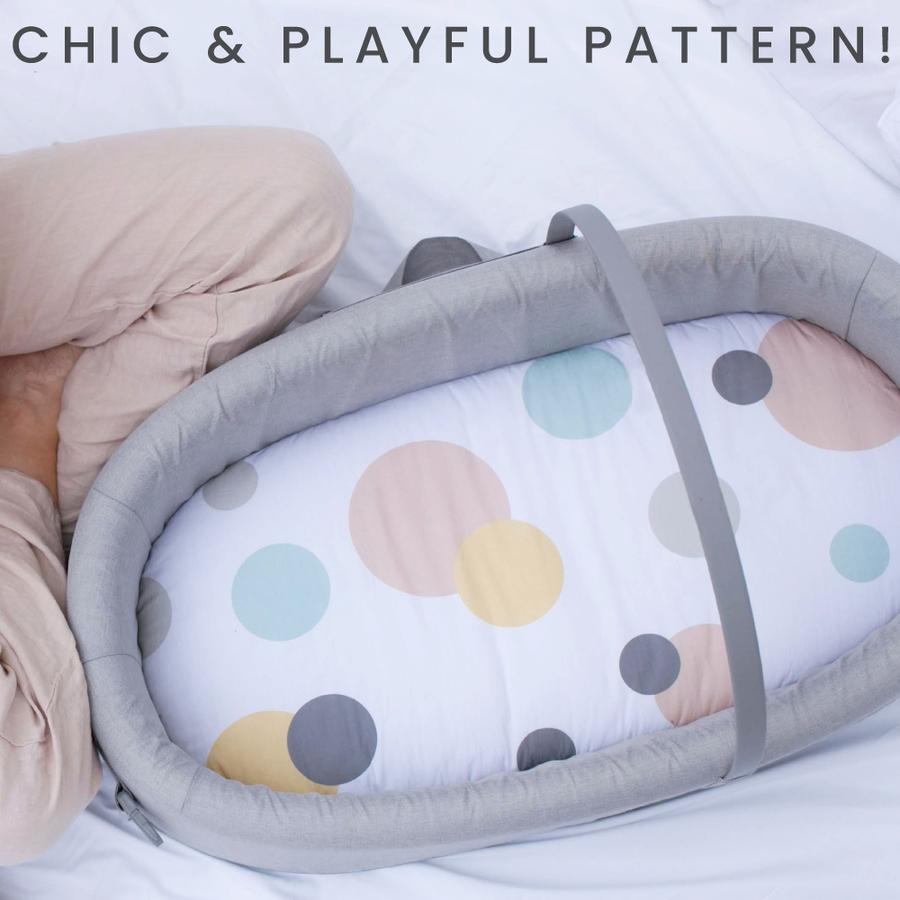 [LulyBoo] Indoor/Outdoor Cuddle & Play Lounge, Washable and Breathable Fabric - Bubble