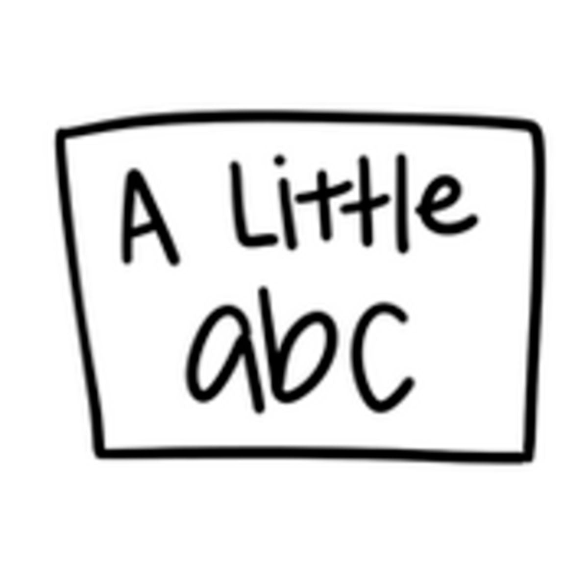 A Little ABC Washable Silicone Colouring Mat + 14pcs Markers Set