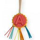 [Ebulobo] Alphabet Initial Name Baby Teething Teether Rattle Shaker - Letter A