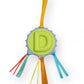 [Ebulobo] Alphabet Initial Name Baby Teething Teether Rattle Shaker - Letter D