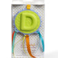 [Ebulobo] Alphabet Initial Name Baby Teething Teether Rattle Shaker - Letter D