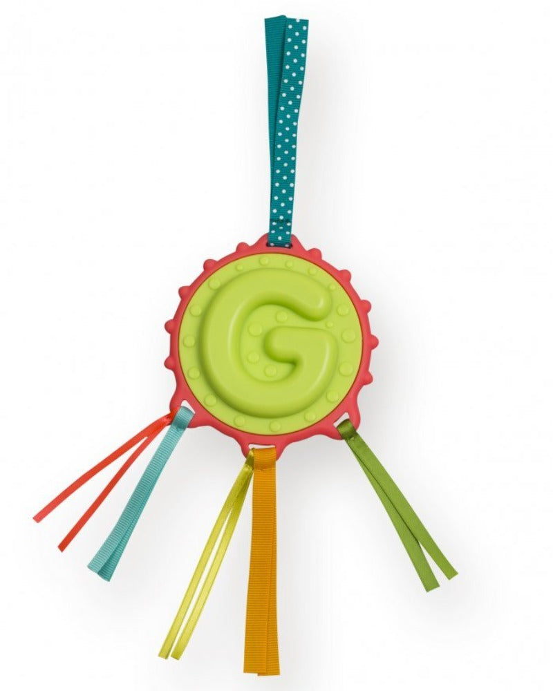 [Ebulobo] Alphabet Initial Name Baby Teething Teether Rattle Shaker - Letter G