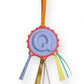 [Ebulobo] Alphabet Initial Name Baby Teething Teether Rattle Shaker - Letter Q