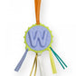 [Ebulobo] Alphabet Initial Name Baby Teething Teether Rattle Shaker - Letter W