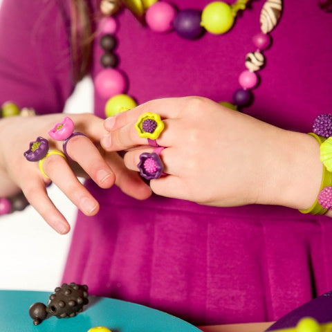 [B. Toys by Battat] B.eauty Pops Jr. -  Fashion Jewelry Kit for Kids (50-Pieces)