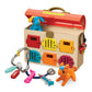 B. Toys Critter Clinic Toy Vet Pretend Playset for Kids with 9 pieces Accessories BX2015Z - 2 Years+