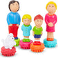 [Bristle Blocks by Battat] 85Pcs Blocks Big Value Case | STEM Creativity Building Toys