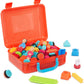 [Bristle Blocks by Battat] 85Pcs Blocks Big Value Case | STEM Creativity Building Toys
