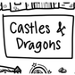 [Drawnby:] Castles & Dragons Washable Silicone Colouring Mat + 14pcs Markers Set