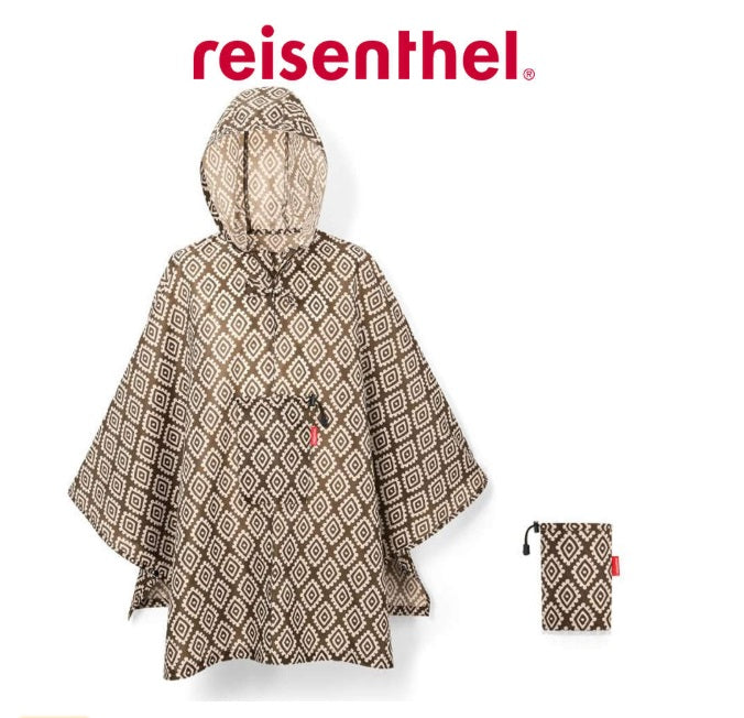[Reisenthel] Mini Maxi Poncho Raincoat with Pocket Foldable and Portable for Adult