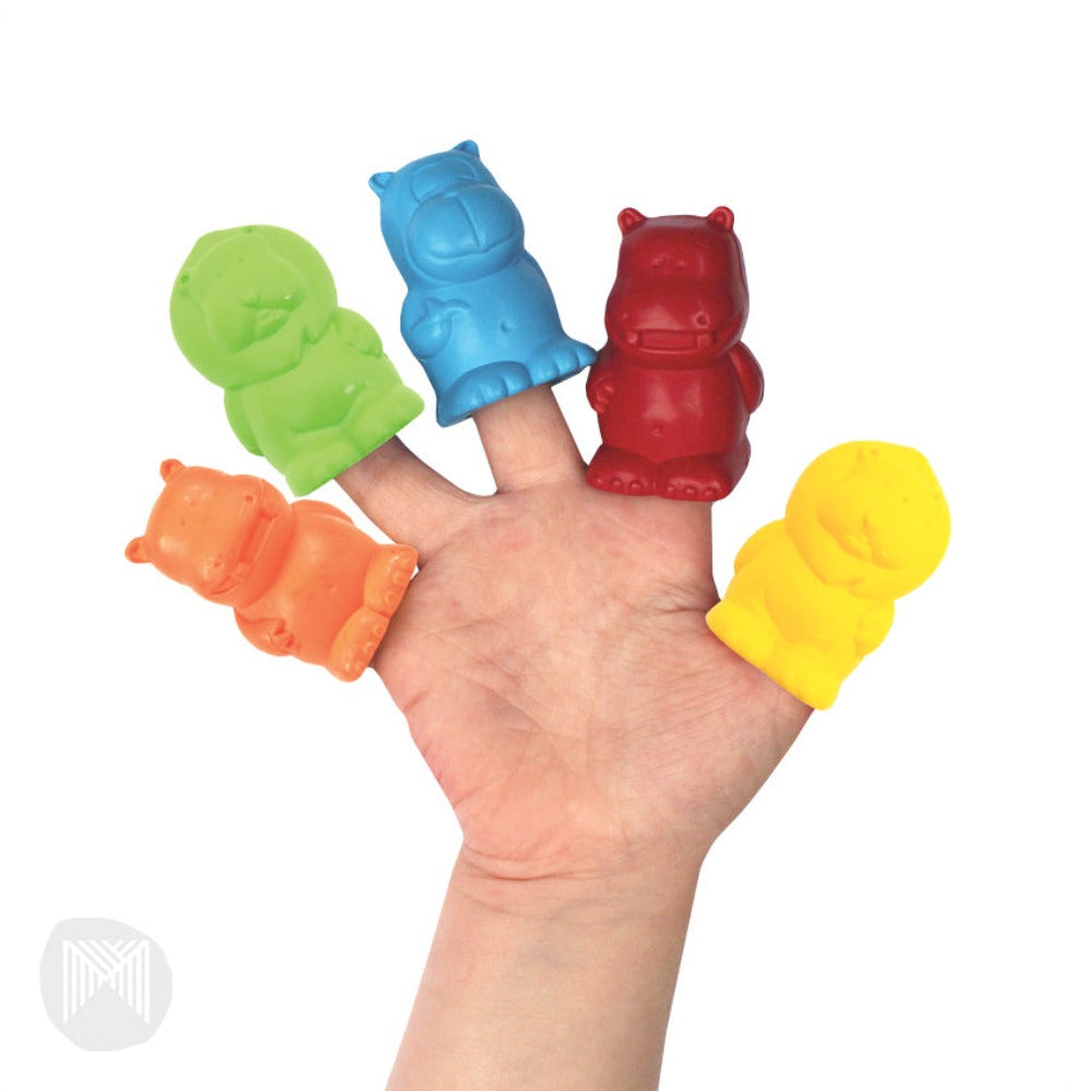 [MiCADOr] Early stART Zoo Crew Finger Crayons - Pack of 6