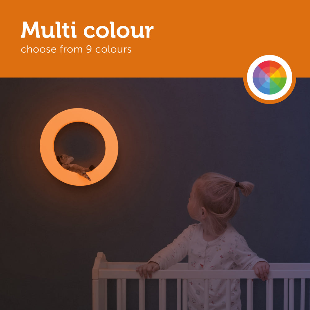 [Zazu] Multi Colour Wall Nightlight Operated by Hand Gestures with Adjustable Brightness & 3 Soft Toys