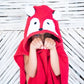 Red Fox Hooded Poncho Towel