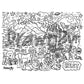 [Drawnby:] God's Creation Washable Silicone Colouring Mat + 14pcs Markers Set