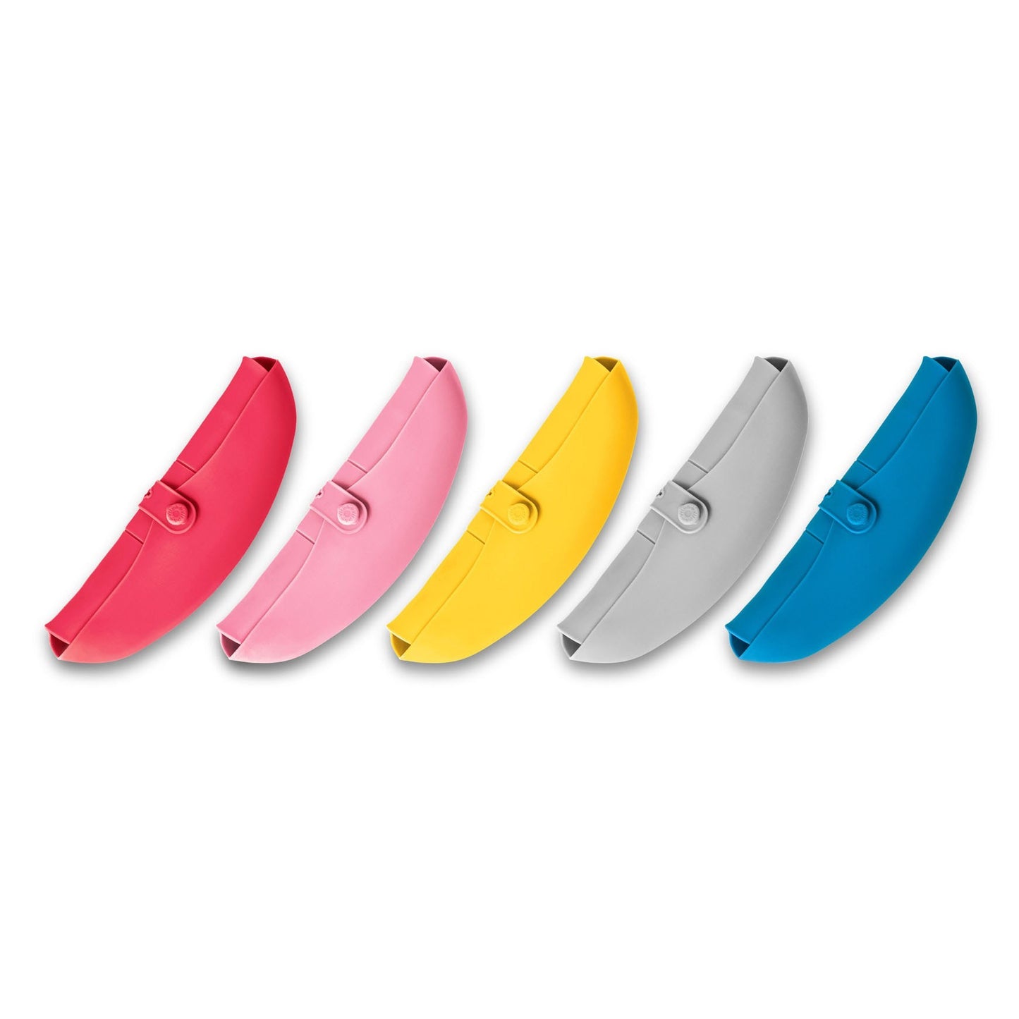 [VIIDA] The Joy Portable Silicone Baby Bibs with Catch Tray, Foldable and Washable (5 Colors)