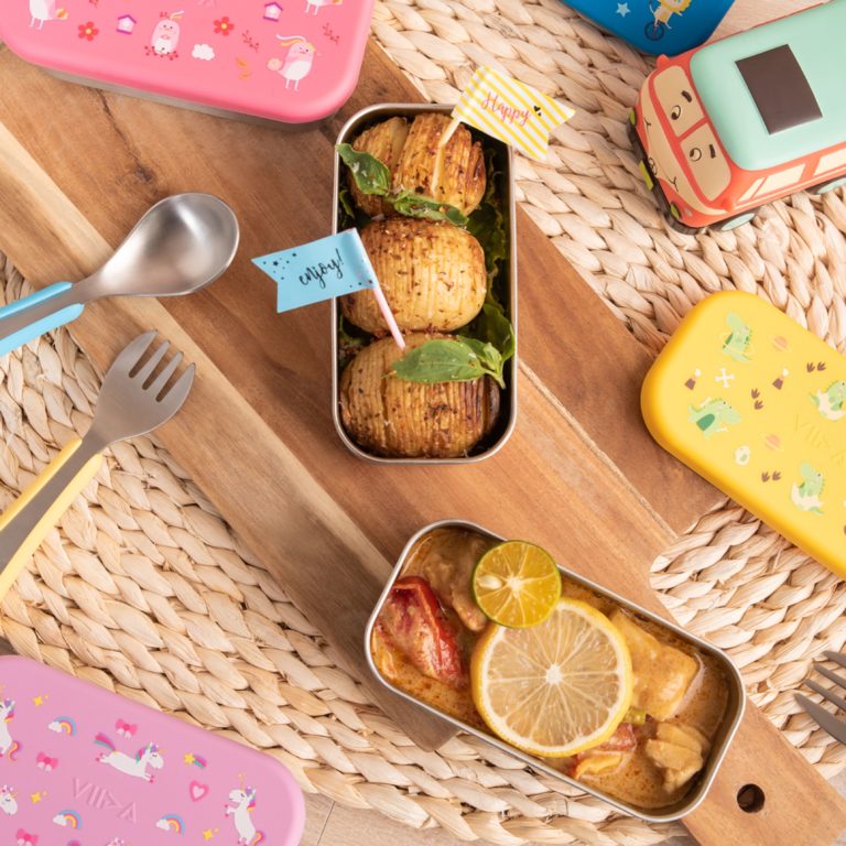 [VIIDA] The Joy Small Karrie Stainless Steel Lunch Box - LFGB Germany Certified Safe