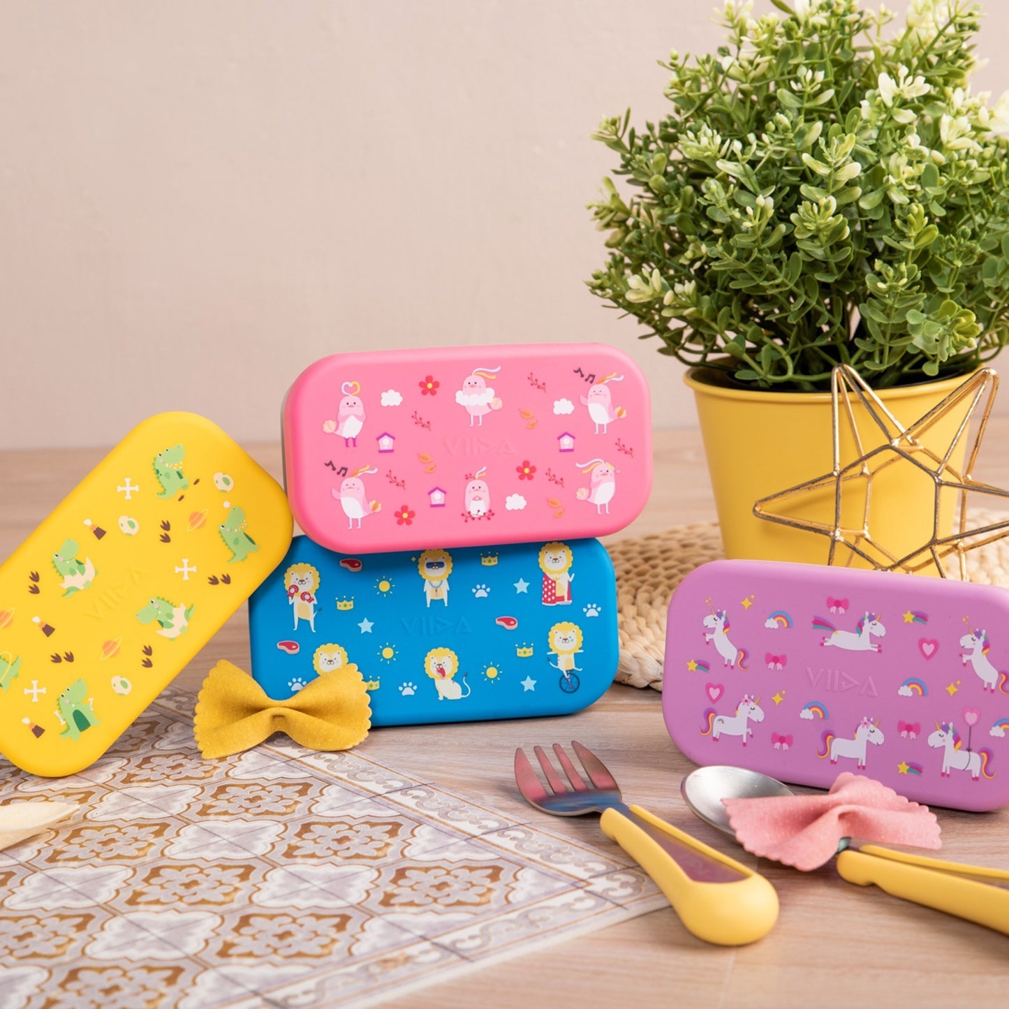 [VIIDA] The Joy Small Karrie Stainless Steel Lunch Box - LFGB Germany Certified Safe