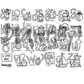 [Drawnby:] A Little ABC Washable Silicone Colouring Mat + 14pcs Markers Set